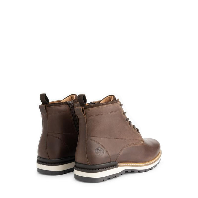 Mosbjerg Men - Lace-up boots - Wool-lined - Dark brown BD