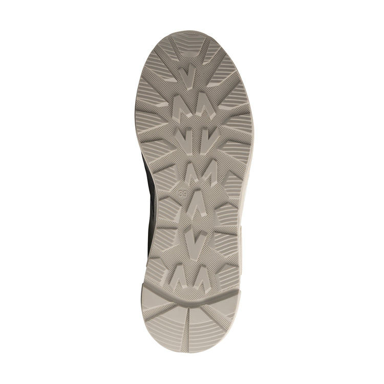 Romsey Men - Sneakers - Leather - Grey/Green UNS