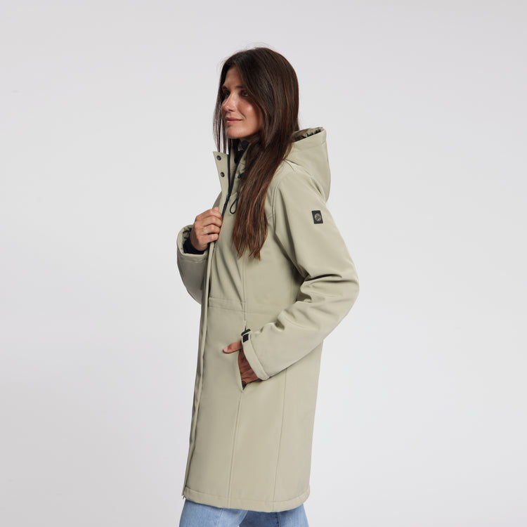Elinor Women - Softshell Jacket - Waterproof - Light Brown MV3
