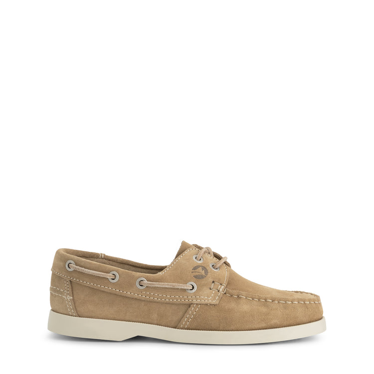 Kajaani Women - Boat shoes - Suede - Light brown R