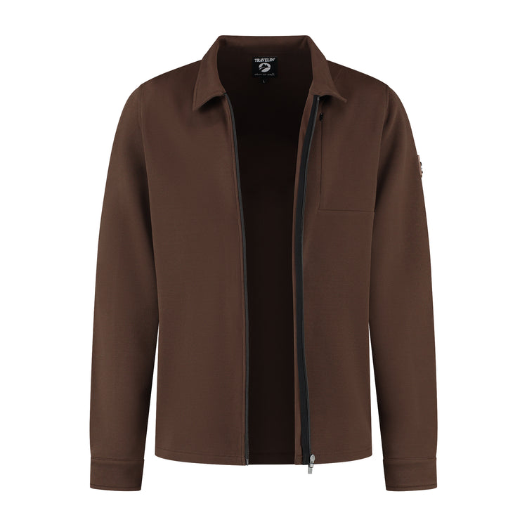Niko Men - Outdoor overshirt - Brown CVO