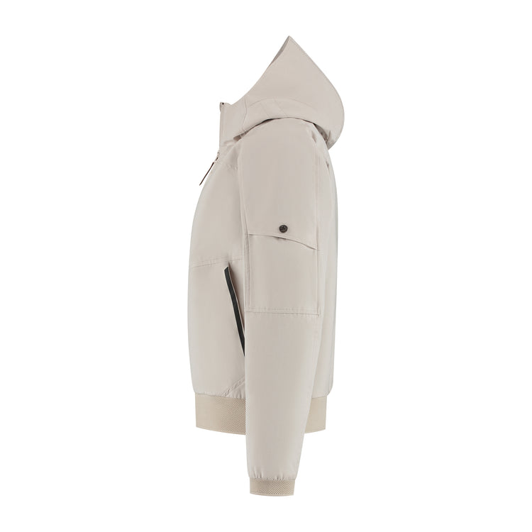 Halle Women - Hardshell jacket - Waterproof - Sand L