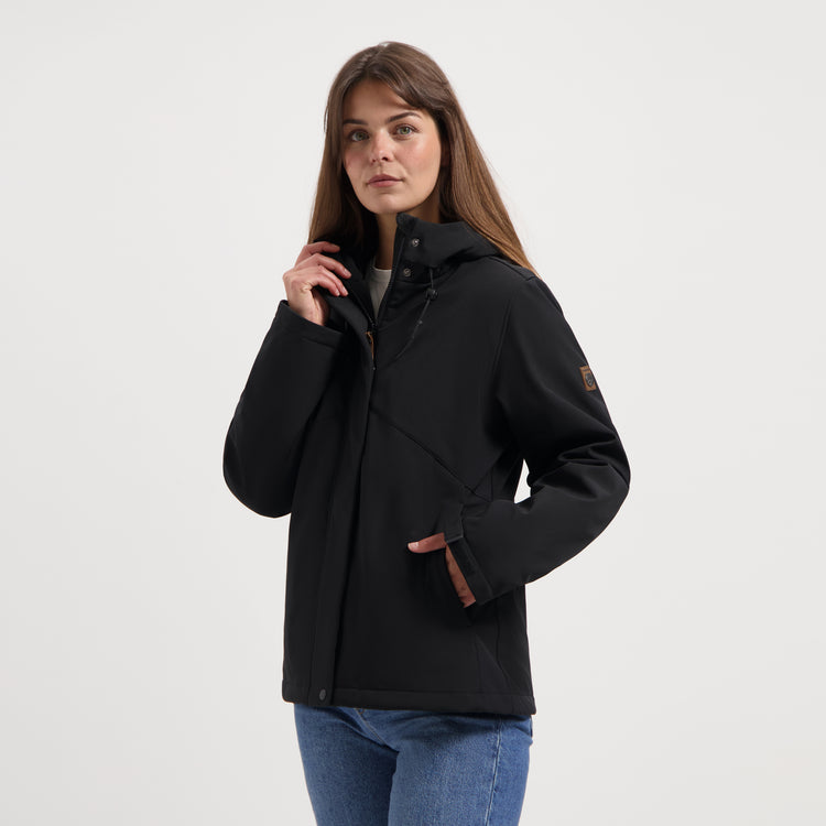 Karina Women - Softshell jacket - Padded - Black MV
