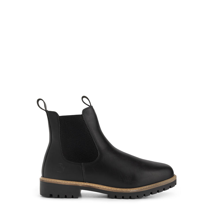 Hossa Men - Chelsea Boots - Wool-Lined - Black R