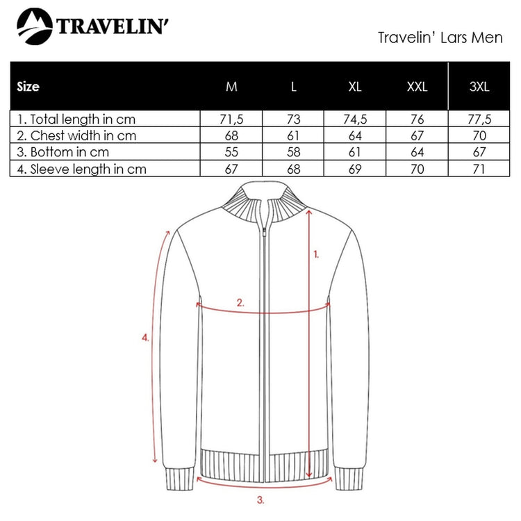 Lars Men - Outdoor cardigan - Sand SC