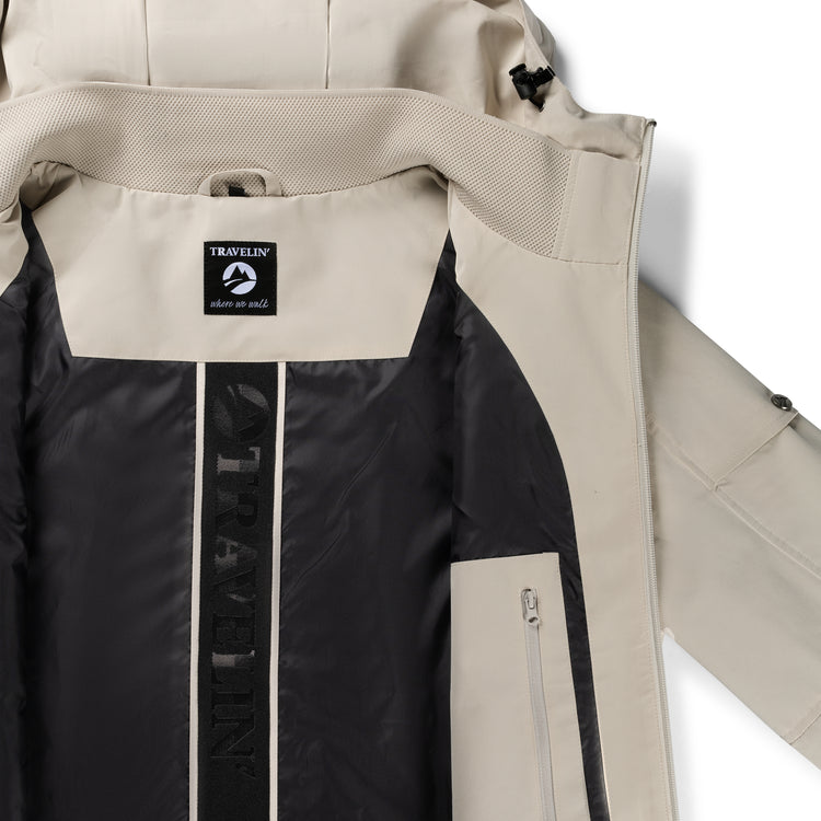 Karl Men - Hardshell jacket - Waterproof - Sand DCI