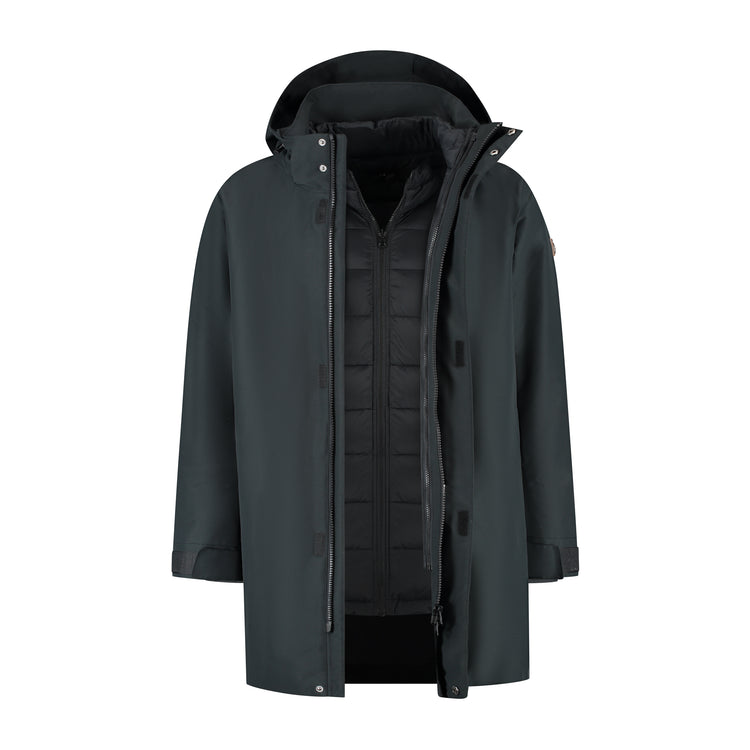 Hoyt Men - 3-in-1 jacket - Waterproof - Black CVO