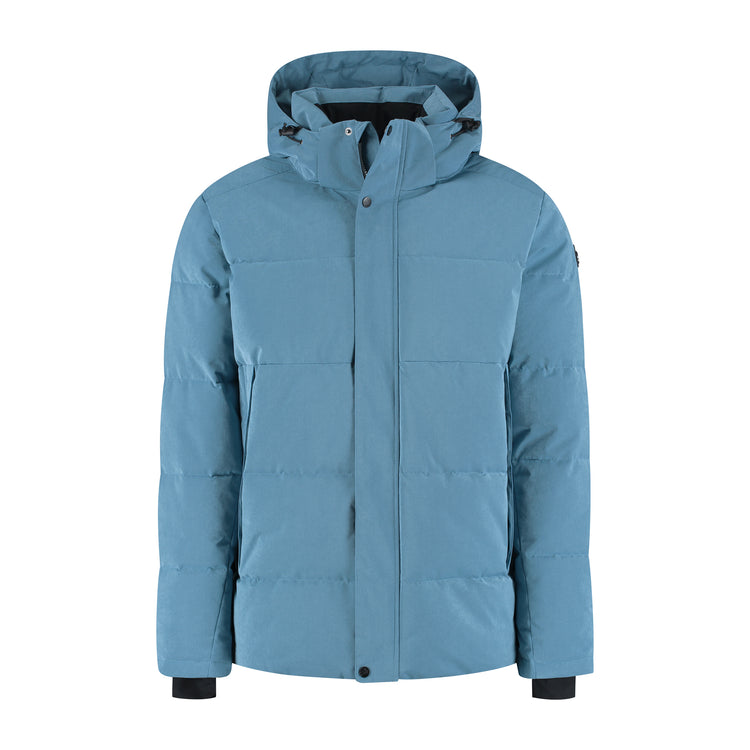 Asberg Men - Puffer Winter Jacket - Waterproof - Blue F