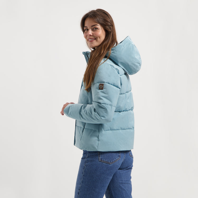 Norra Women - Puffer jacket - Water-resistant - Light blue MV