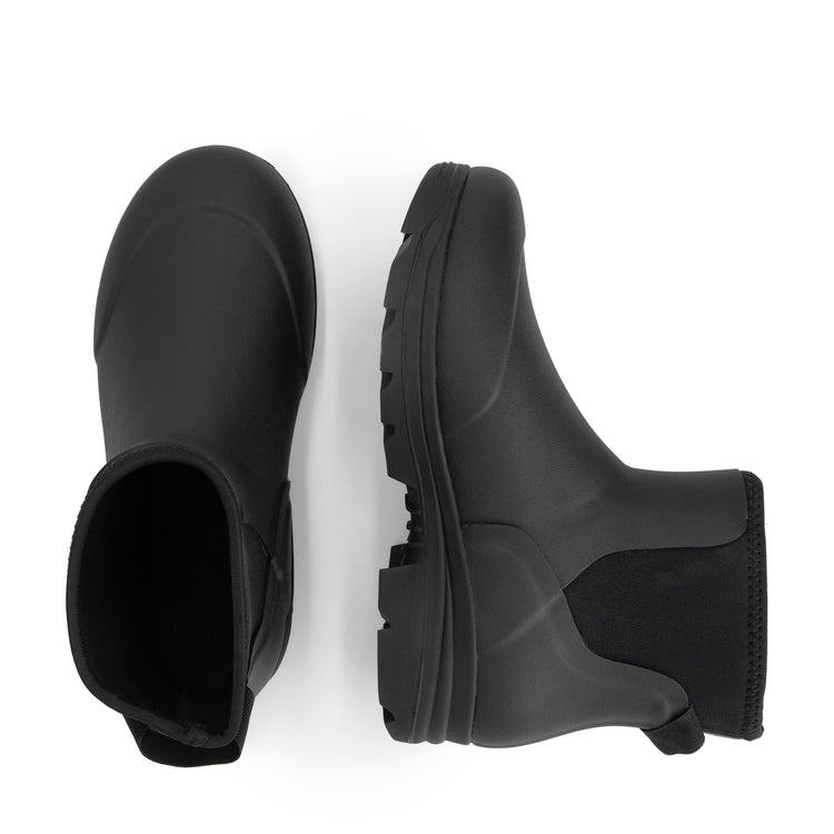 Inari Men - Rubber Ankle Boots - Rain Boots - Black UPD