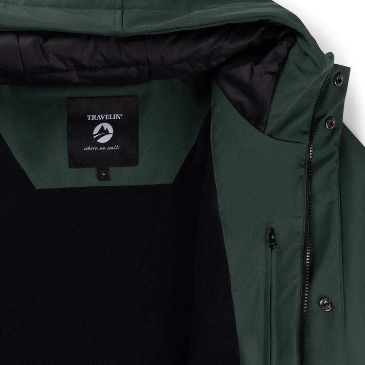 Enok Men - Softshell jacket - Padded - Dark green DCI