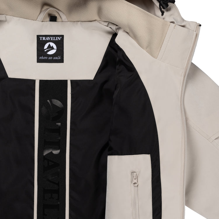 Halle Women - Hardshell jacket - Waterproof - Sand DCI