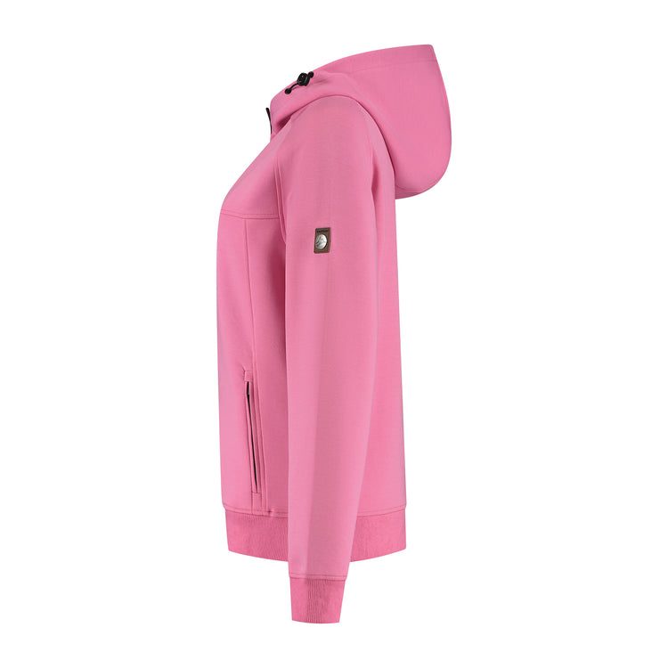 Silje Women - Outdoor cardigan - Sweater - Pink L
