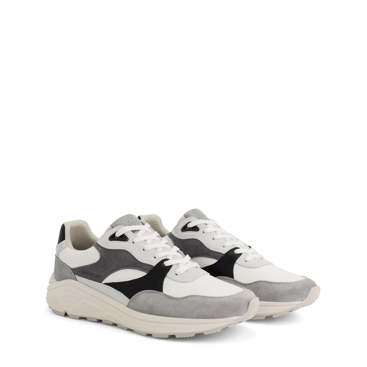 Rushden Men - Sneakers - Leather - Grey/Black FRD