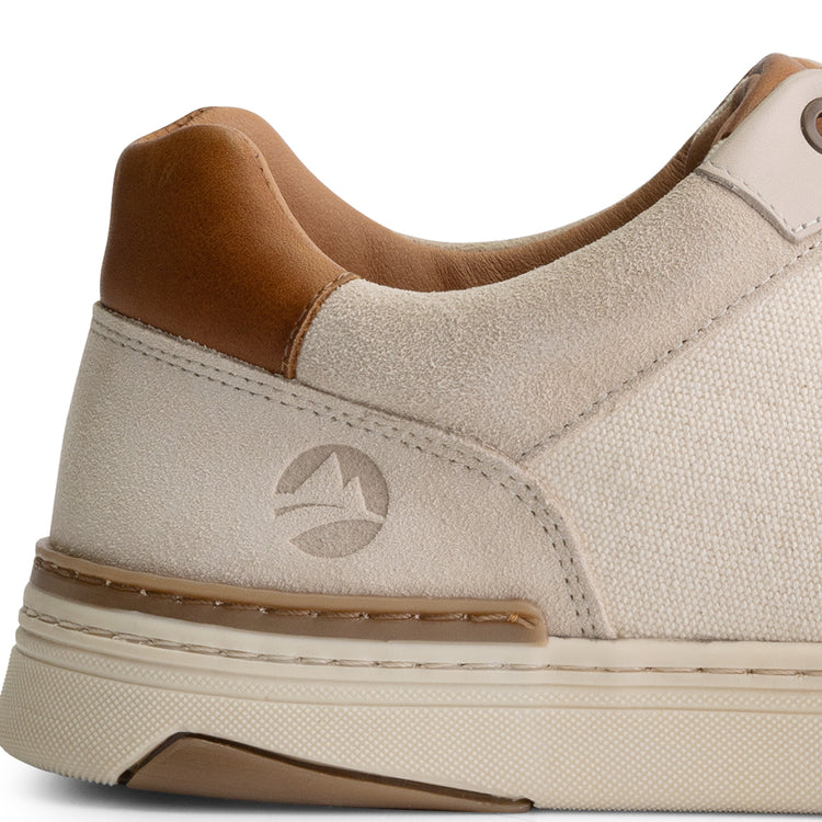 Bromley Men - Sneakers - Canvas and suede - White DFH