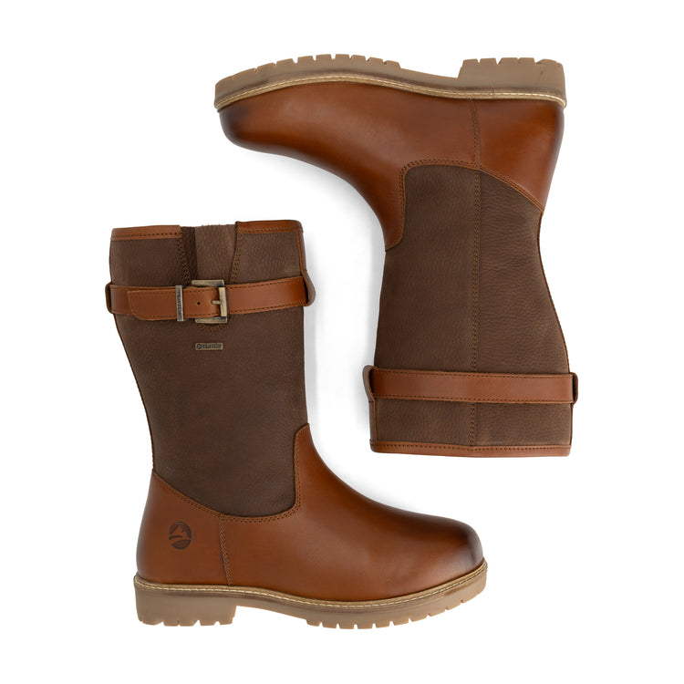 Vadso Women - Outdoor boots - Waterproof - Cognac UPD