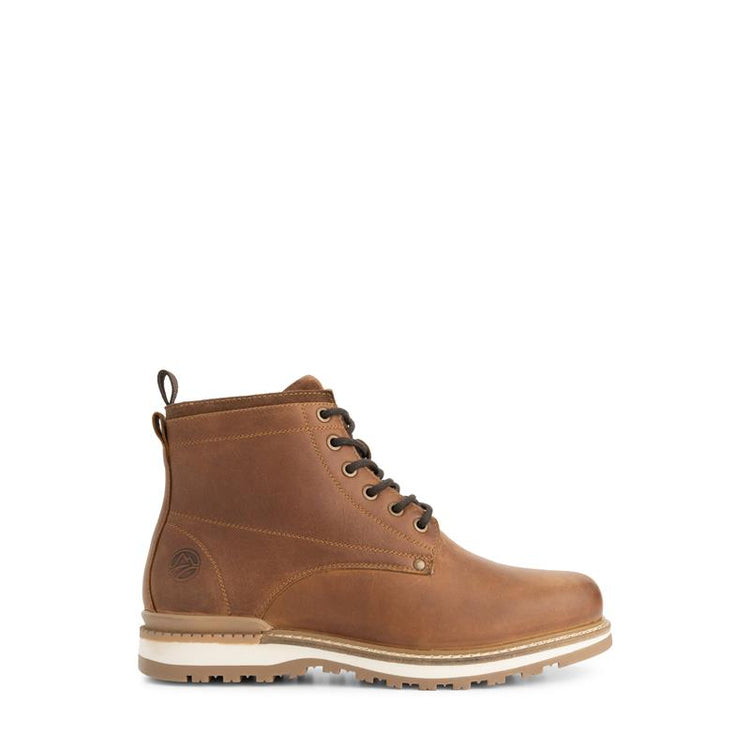 Mosbjerg Men - Lace-up boots - Wool-lined - Cognac R