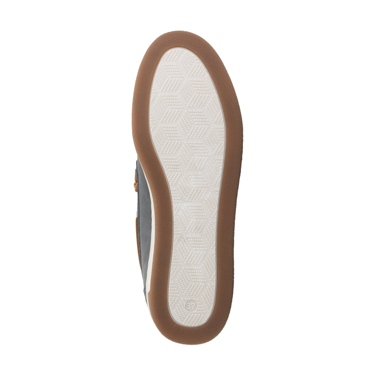 Maenporth Women - Mid lace-up shoes - Leather - Blue UNS