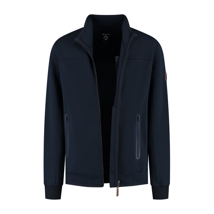 Olle Men - Outdoor Cardigan - Sweat - Navy CVO