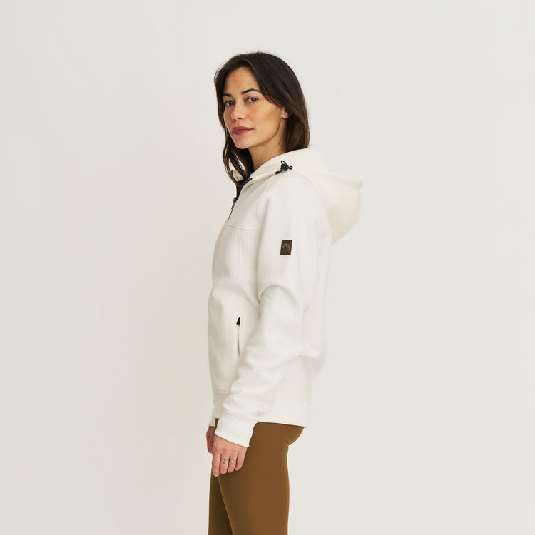 Silje Women - Outdoor cardigan - Sweater - Off-white MV2