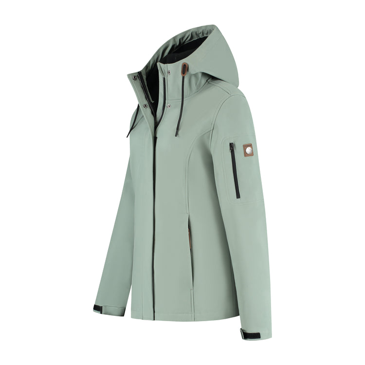 Malika - Waterproof softshell jacket - Women - Green FL