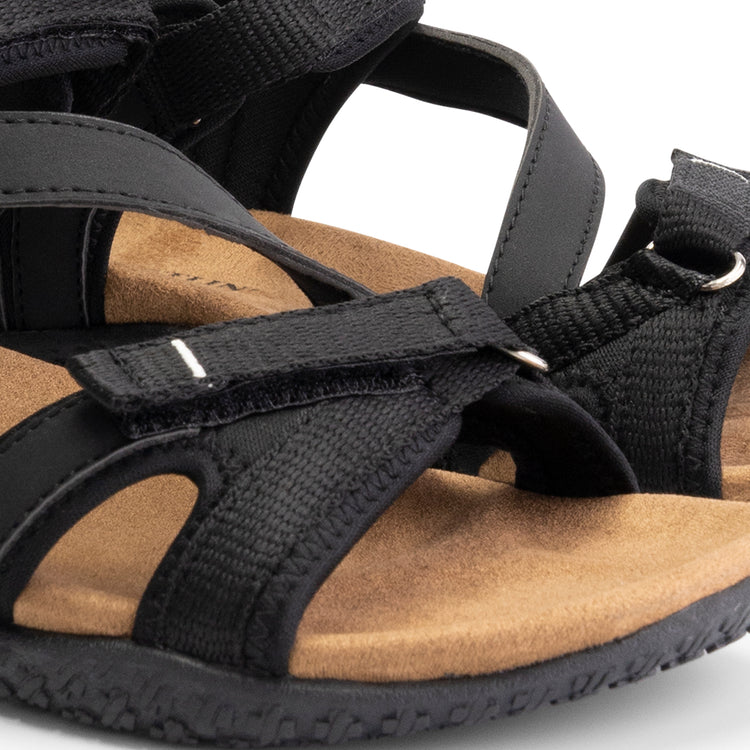 Helsem Women - Hiking sandals - Black DFW