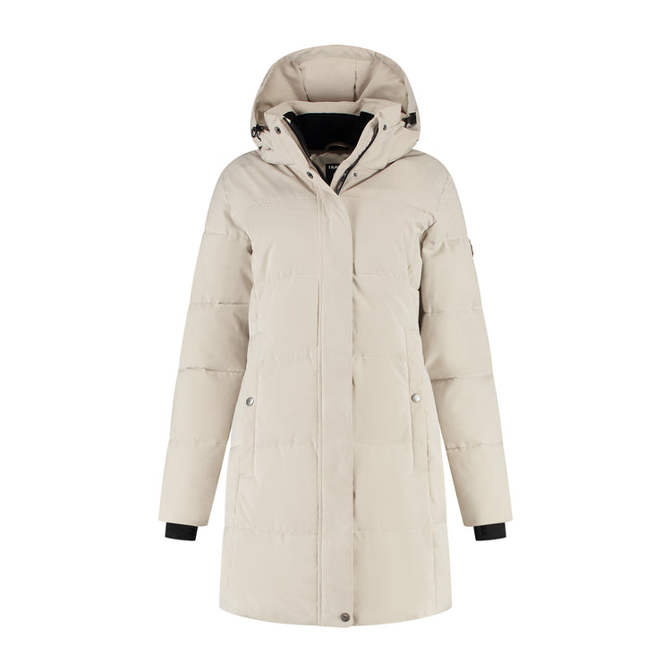 Rissne Women - Puffer jacket - Water-resistant - Sand F