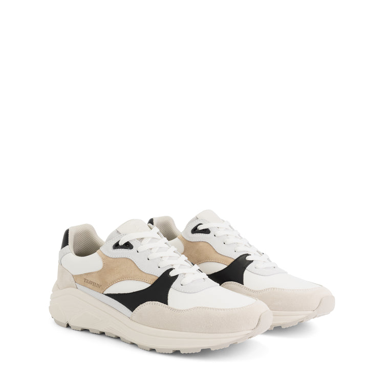 Rushden Men - Sneakers - Leather - Sand/Black FRD
