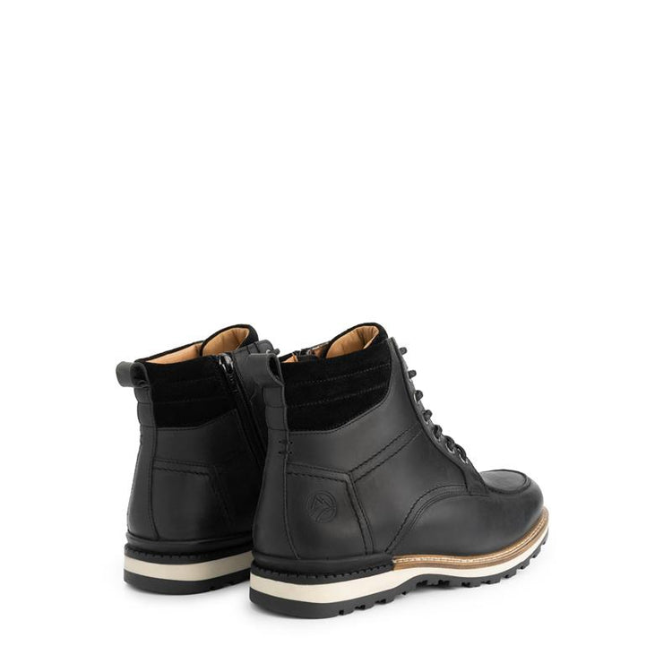 Lindved Men - Lace-up boots - Wool-lined - Black BD