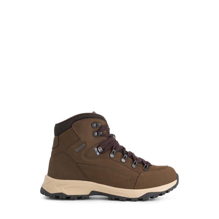Pello Men - Mid-cut Hiking Shoes - Waterproof - Brown R
