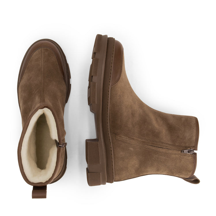 Kelowna Women - Winter Boots - Wool-Lined - Dark Brown UPD