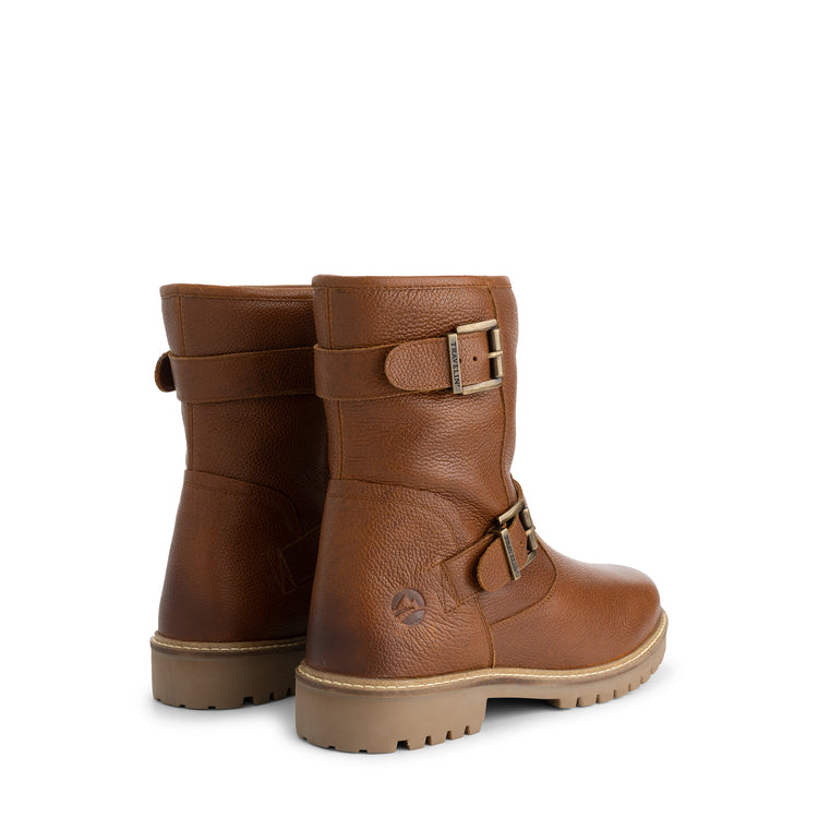 Skelde Men - Biker boots - Wool-lined - Cognac BD