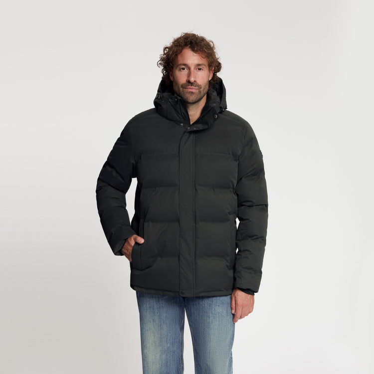 Andreas Men - Puffer Winter Jacket - Waterproof - Black MV