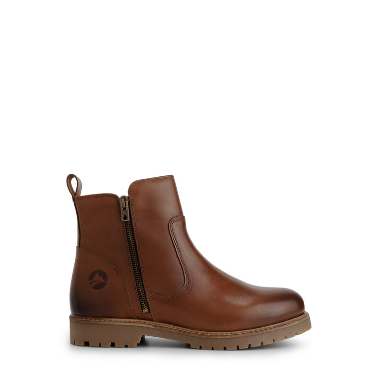 Karup Women - Ankle boots - Wool-lined - Cognac R