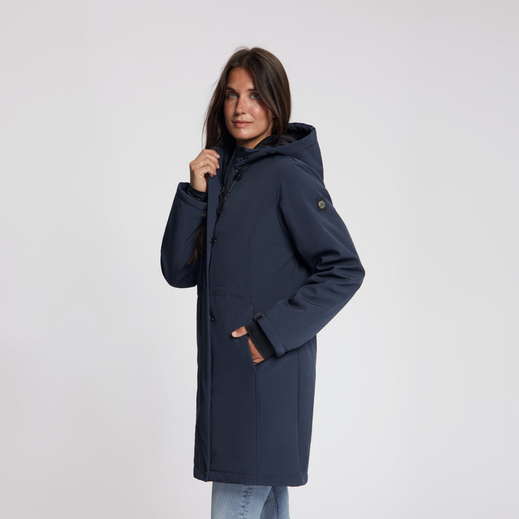 Elinor Women - Softshell Jacket - Waterproof - Navy MV3