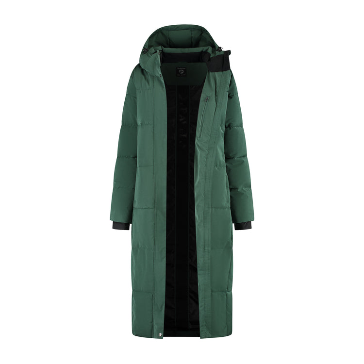 Freya Women - Puffer jacket - Fitted - Dark green CVO