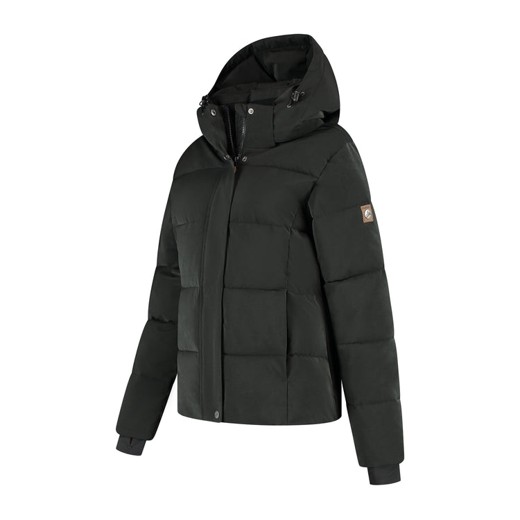 Norra Women - Puffer jacket - Water-resistant - Black FL