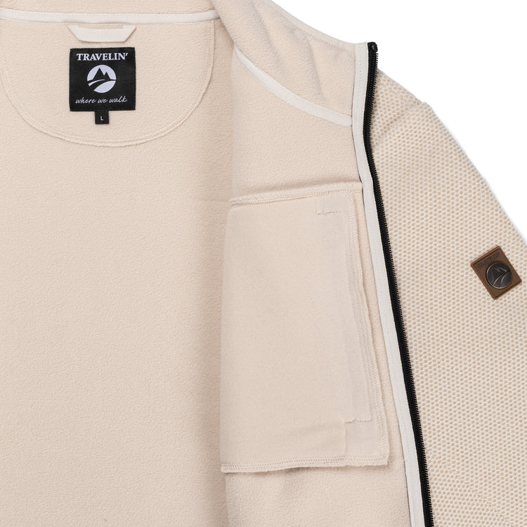 Liva Women - Outdoor cardigan - Sand DCI