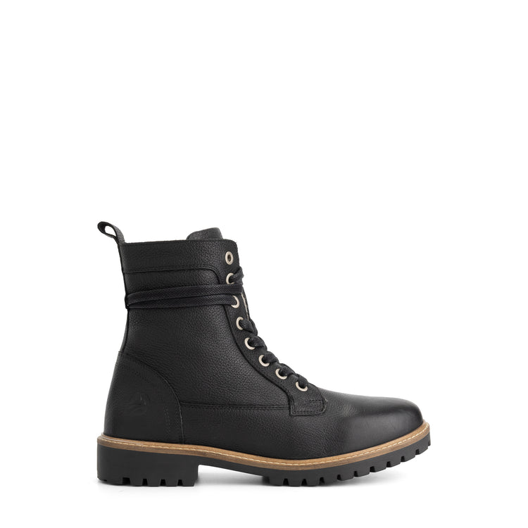 Trongsberg Men - Lace-up boots - Wool-lined - Black R