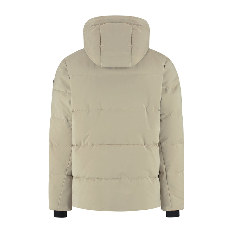 Asberg Men - Puffer Winter Jacket - Waterproof - Light Brown B