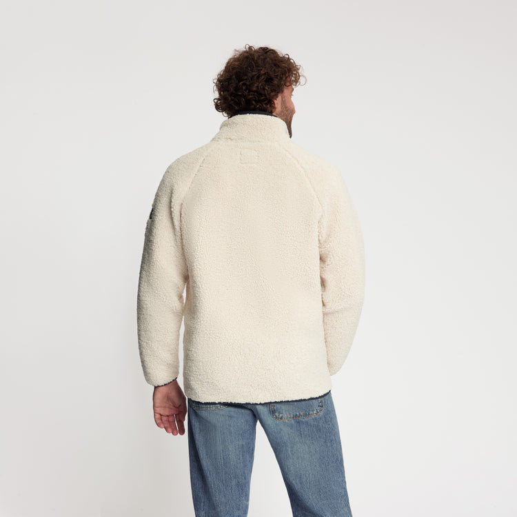 Omar Men - Outdoor Vest - Teddy - Off-White MV3