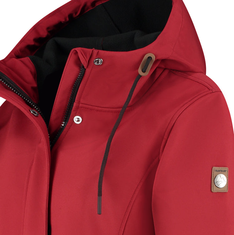 Erika - Waterproof softshell jacket - Women - Red DCB