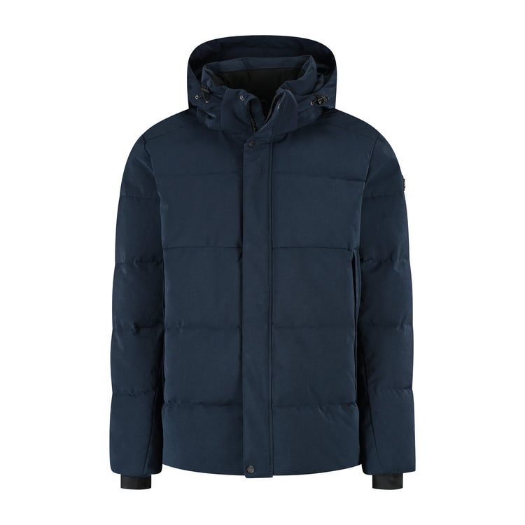 Asberg Men - Puffer Winter Jacket - Waterproof - Navy F