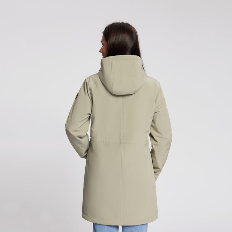 Elinor Women - Softshell Jacket - Waterproof - Light Brown MV4