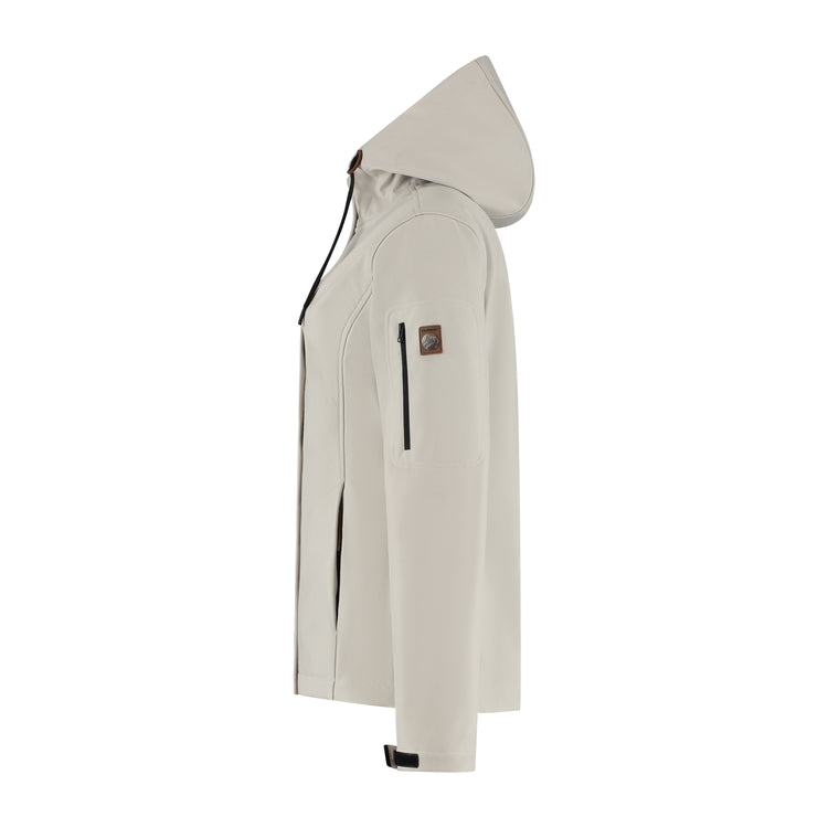 Malika - Waterproof softshell jacket - Women - Sand L