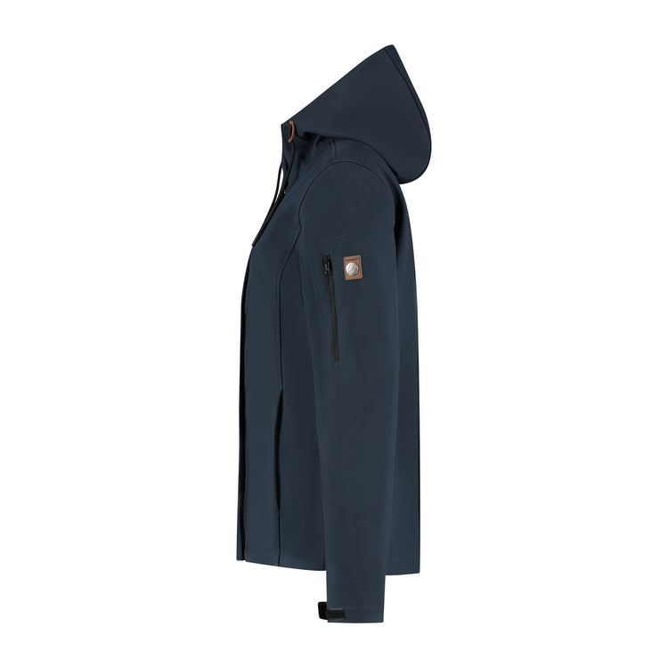 Malika - Waterproof softshell jacket - Women - Navy L