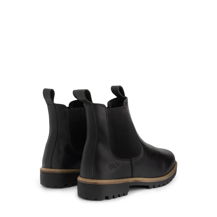Hossa Men - Chelsea Boots - Wool-Lined - Black BD