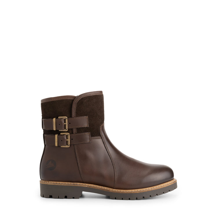Elva Women - Ankle boots - Wool-lined - Dark brown R