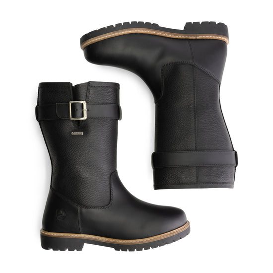 Finnmark - Wool-lined outdoor boots - Women - Black UPD