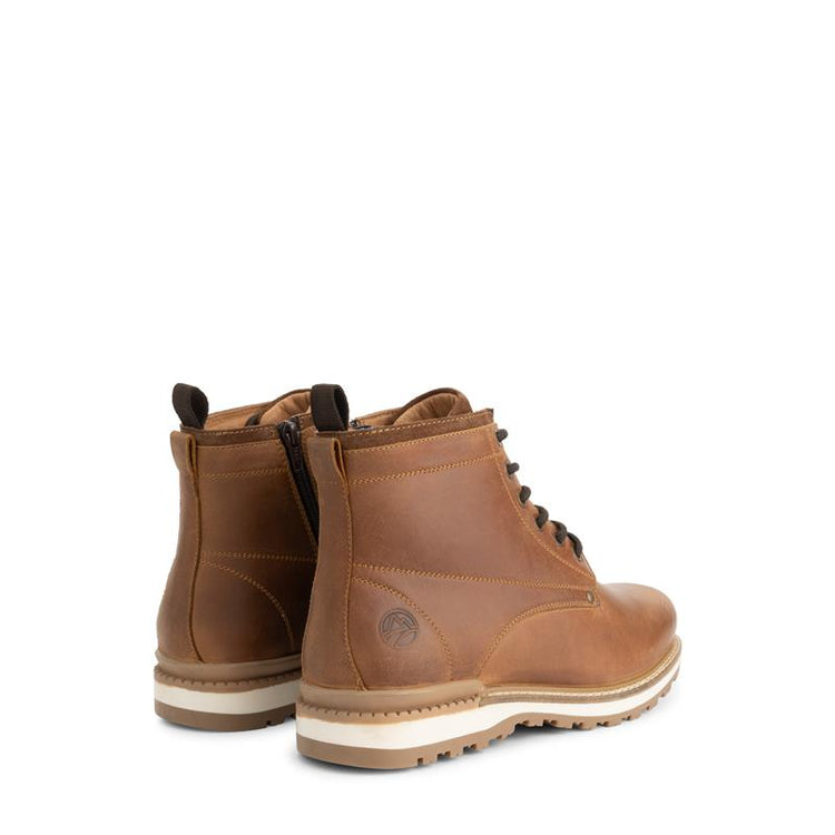 Mosbjerg Men - Lace-up boots - Wool-lined - Cognac BD